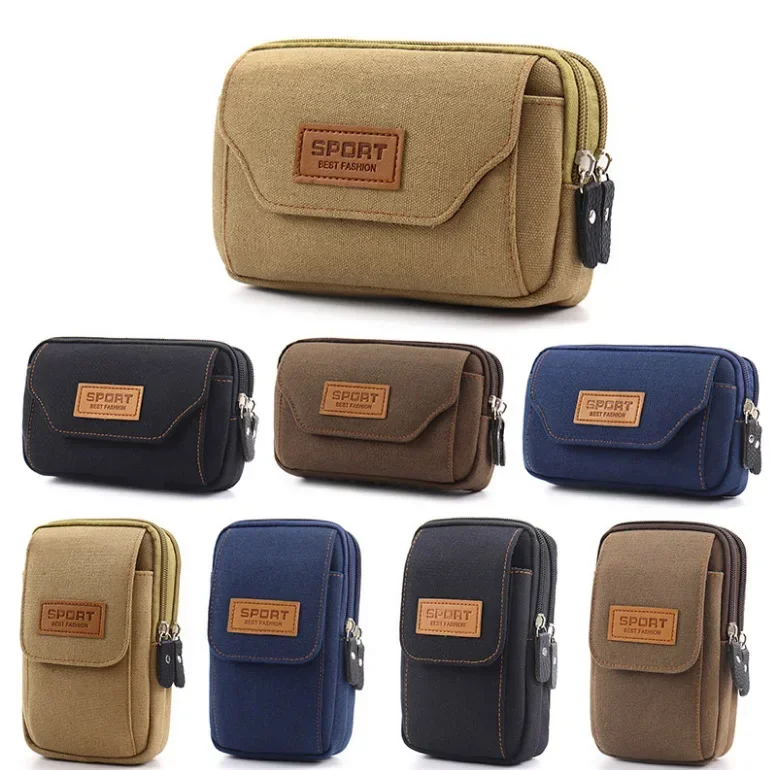 Running Belt - 6.5 Inches Men Soft Pouch Belt