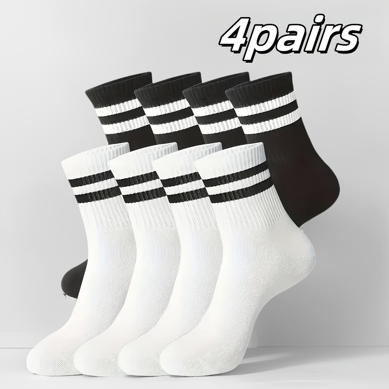 Sports Socks - 4 Pairs Unisex Sports Outdoor Socks
