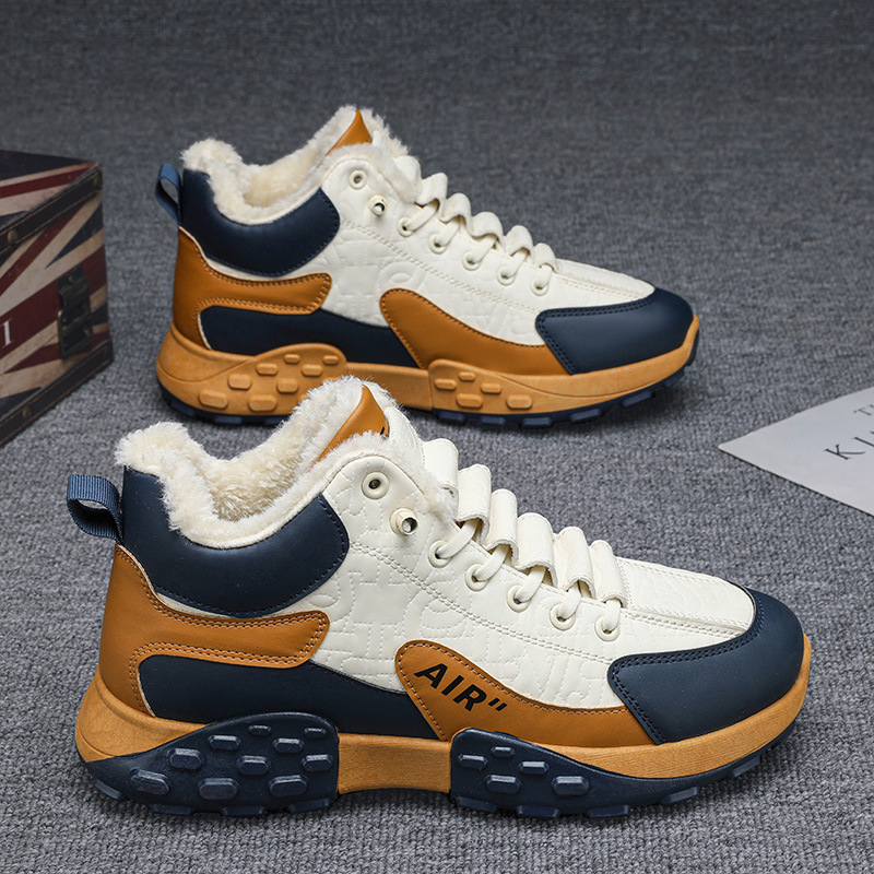 Running Shoes Men - Men Platform Warm Cotton Shoes Male
