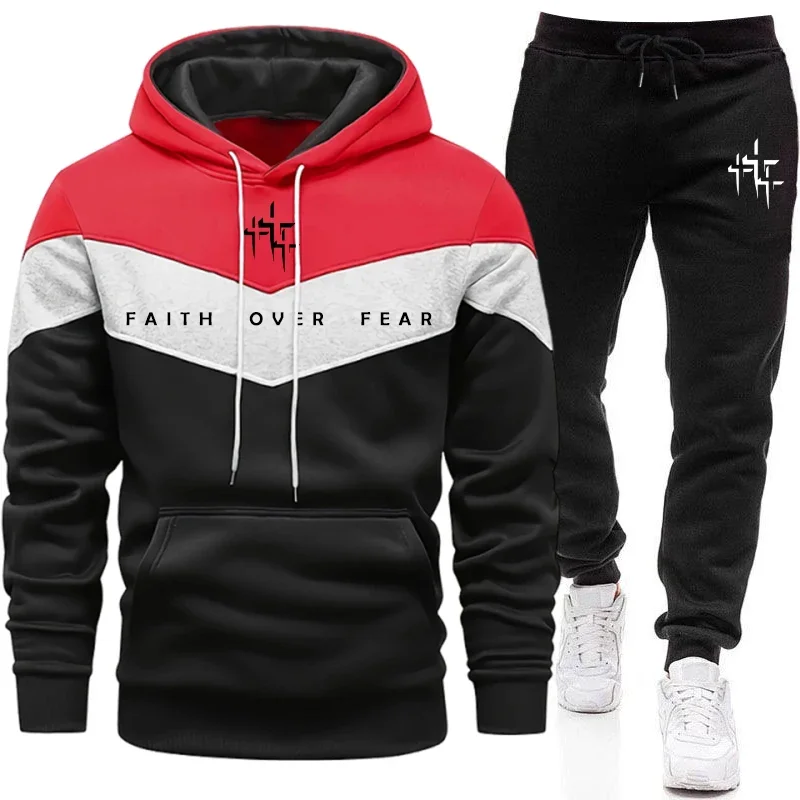 Faith Over Fear Men's Tracksui - огляд і ціна Joggers Pants
