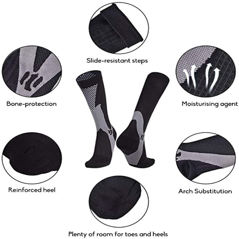 3 Pairs/Pack Compression Socks - огляд і ціна Sports Socks