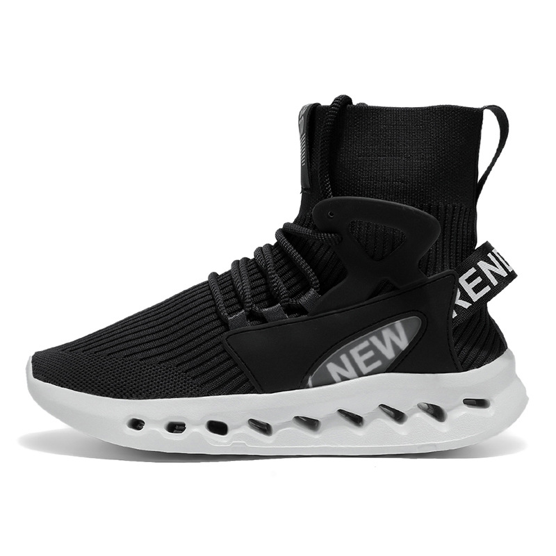 Trendy Men High Top Sock Shoes - огляд і ціна Running Shoes Men