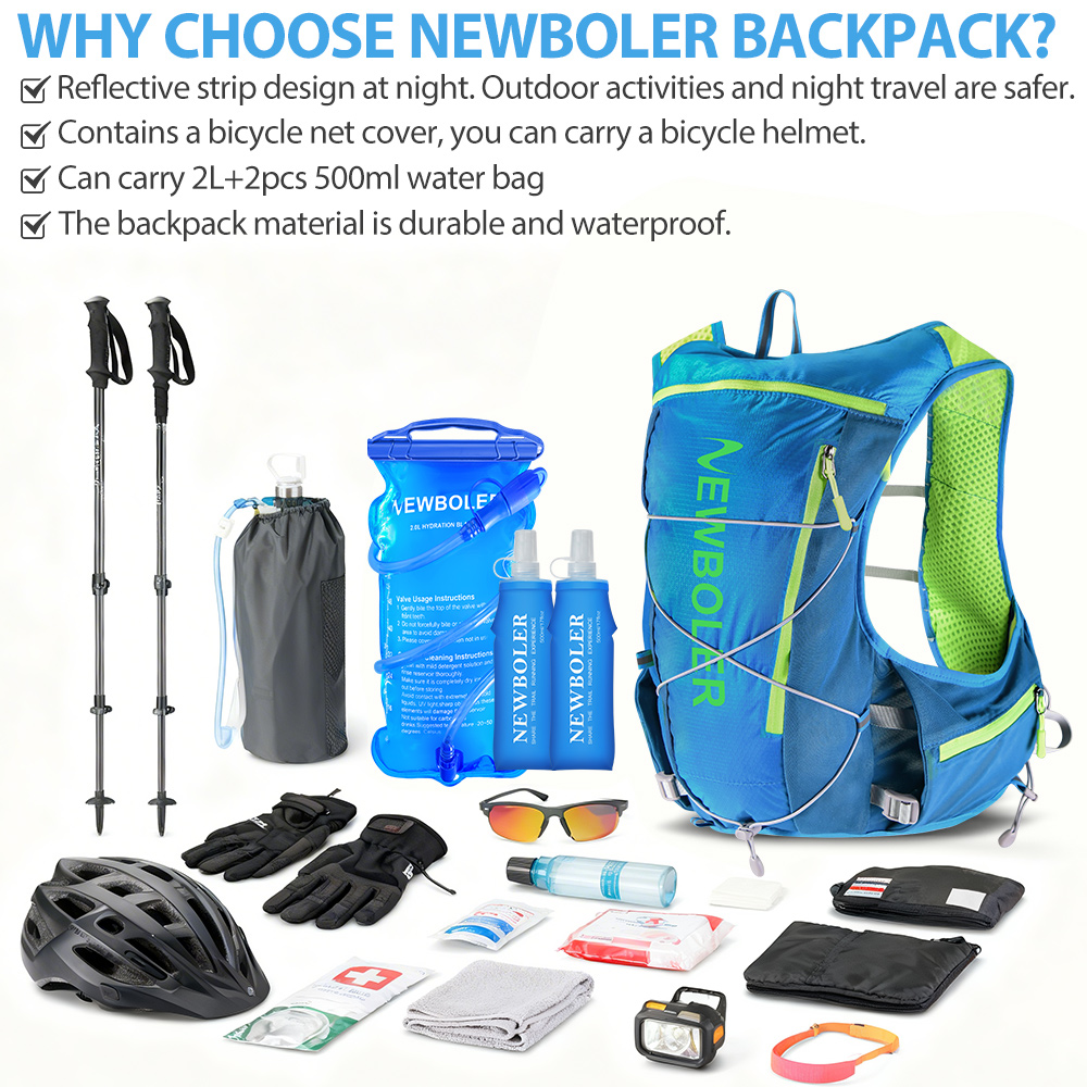 NEWBOLER Running Hydrating Ves - огляд і ціна Hydration Vest