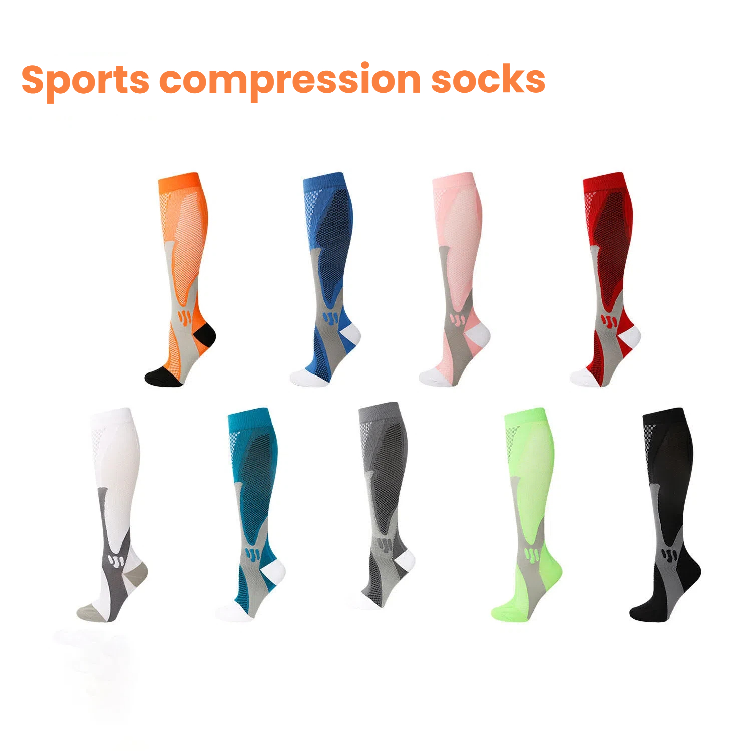 Cross Border Nylon Compression - огляд і ціна Sports Socks