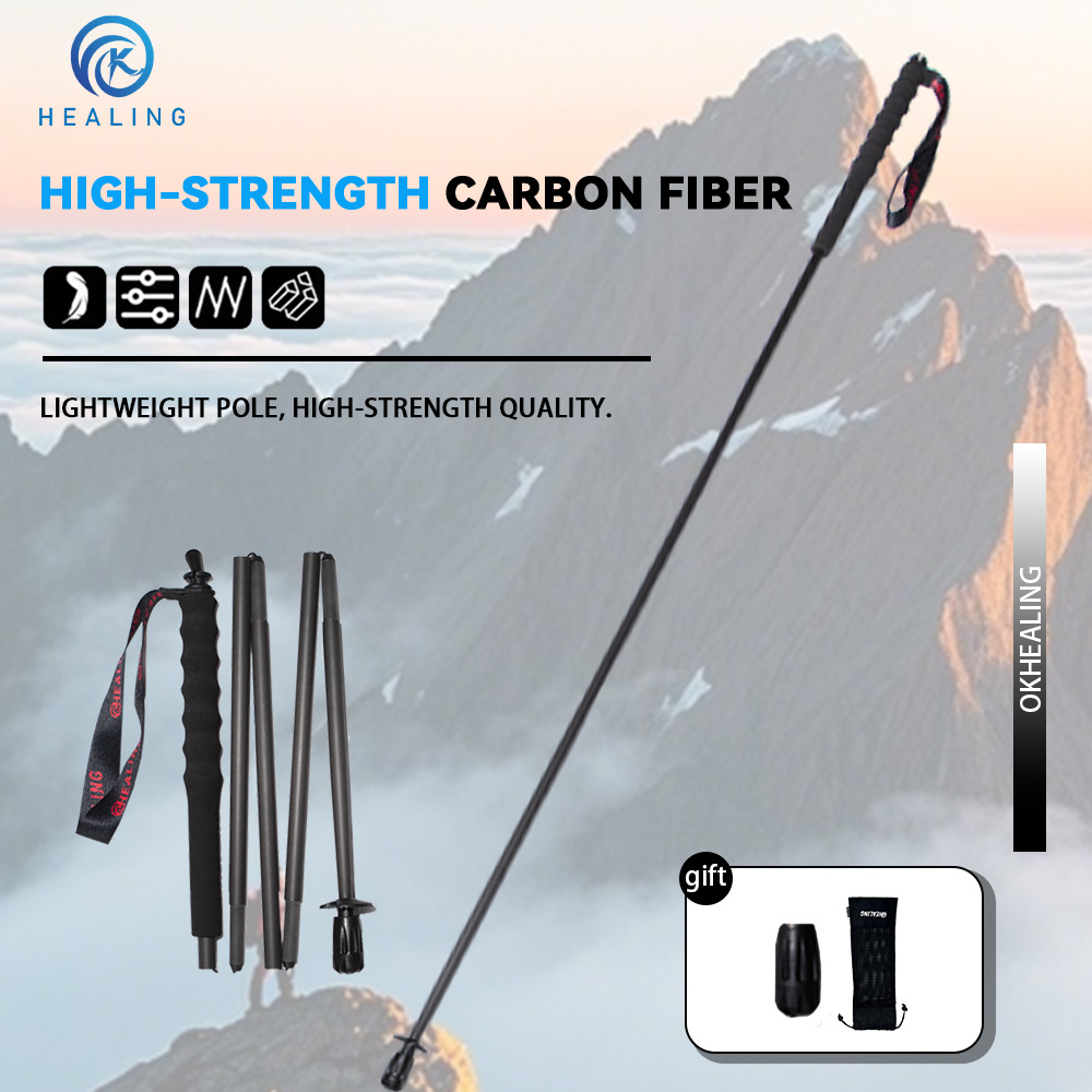 OKHEALING 110g Ultra-Light 5-S - огляд і ціна Trekking Pole Carbon