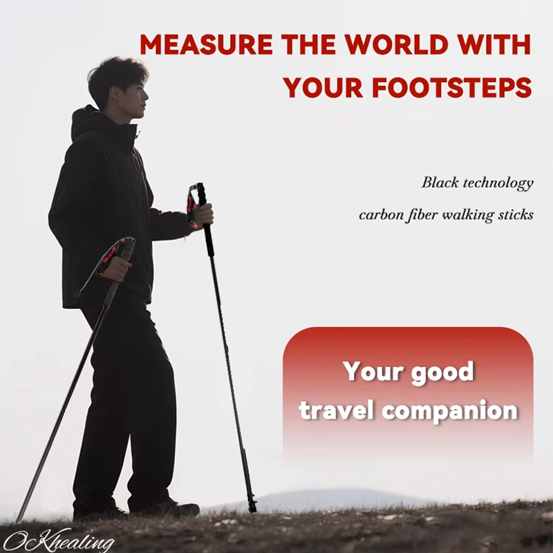 OKHEALING 110g Ultra-Light 5-S - огляд і ціна Trekking Pole Carbon