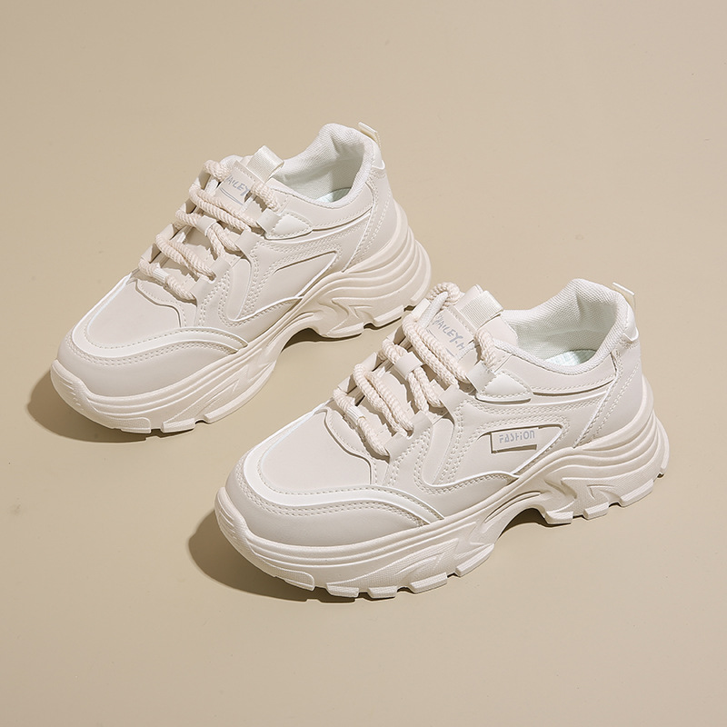 Women's Leather Low-Top Dad Sh - огляд і ціна Running Shoes Women