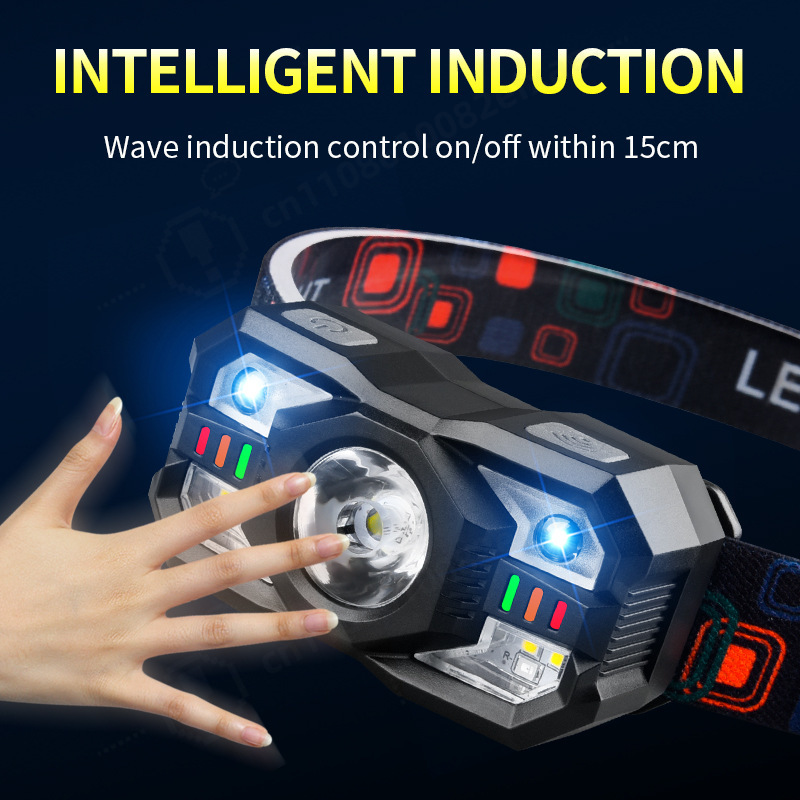 LED Induction Headlamp USB Cha - огляд і ціна Running Headlamp