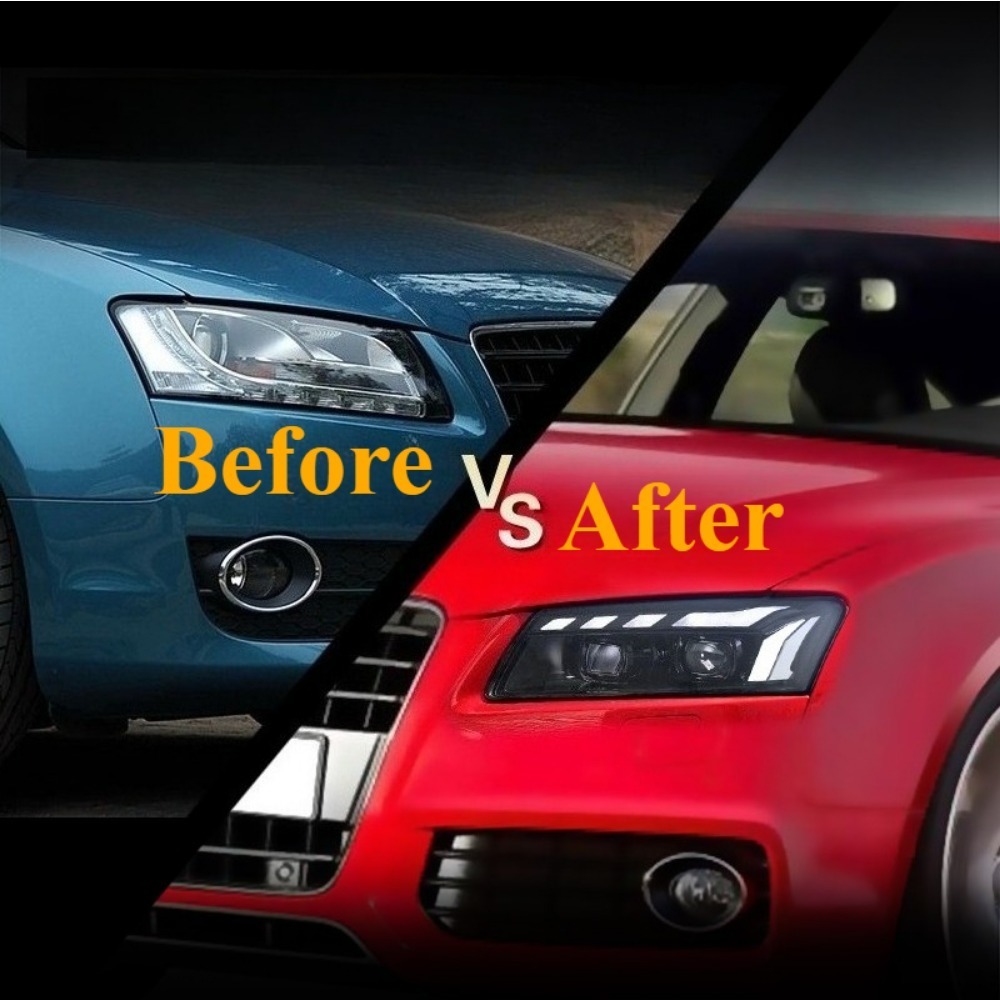 HETOP A5 B8 Headlights 2008-20 - огляд і ціна Running Headlamp