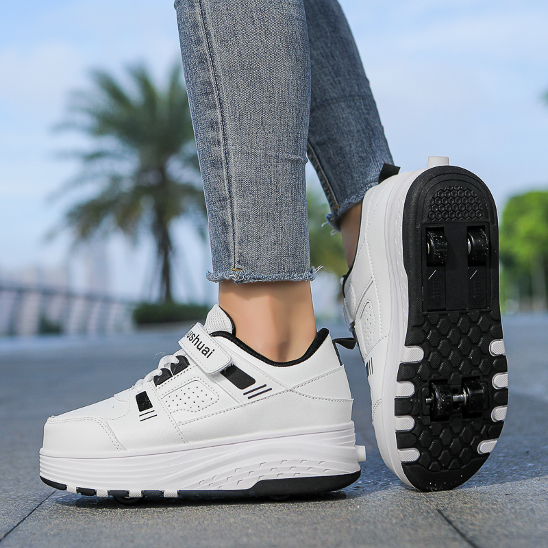 Kids 4‑Wheel Retractable Rolle - огляд і ціна Running Shoes Men