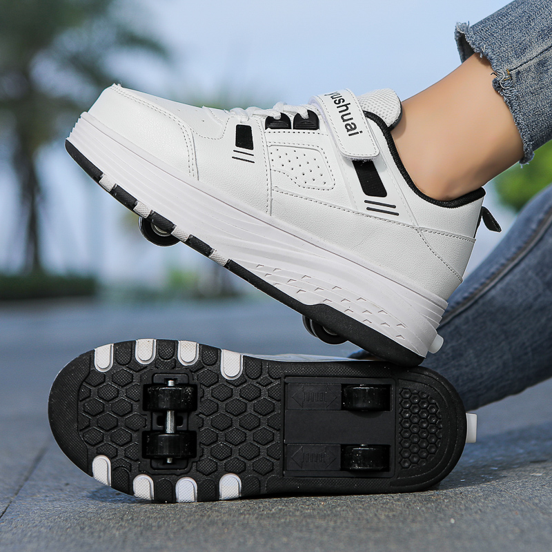 Kids 4‑Wheel Retractable Rolle - огляд і ціна Running Shoes Men