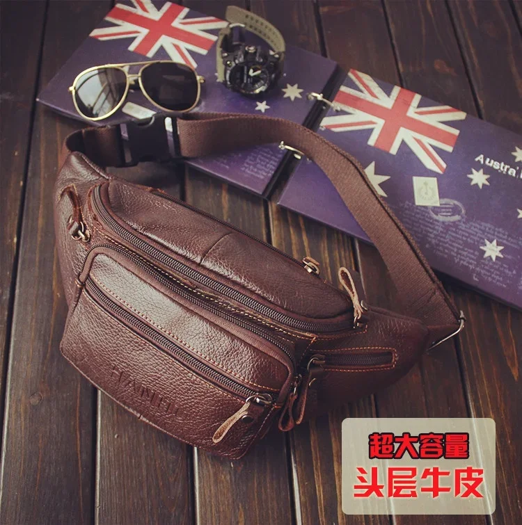 Genuine Cowhide Leather Waist  - огляд і ціна Running Belt