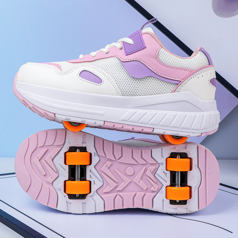 Kids Roller Skates 4 Wheels De - огляд і ціна Running Shoes Men