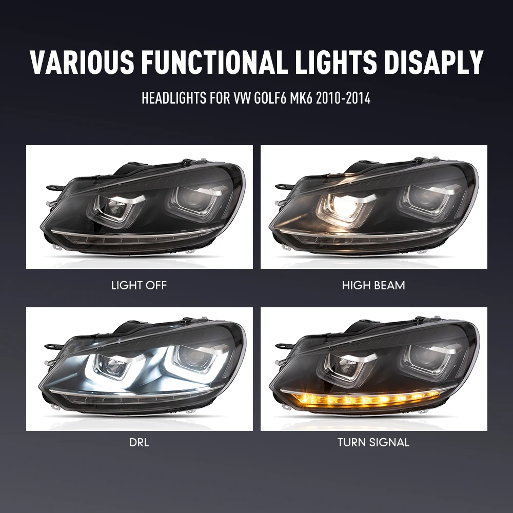 2PCs Car Styling Head Lamp for - огляд і ціна Running Headlamp