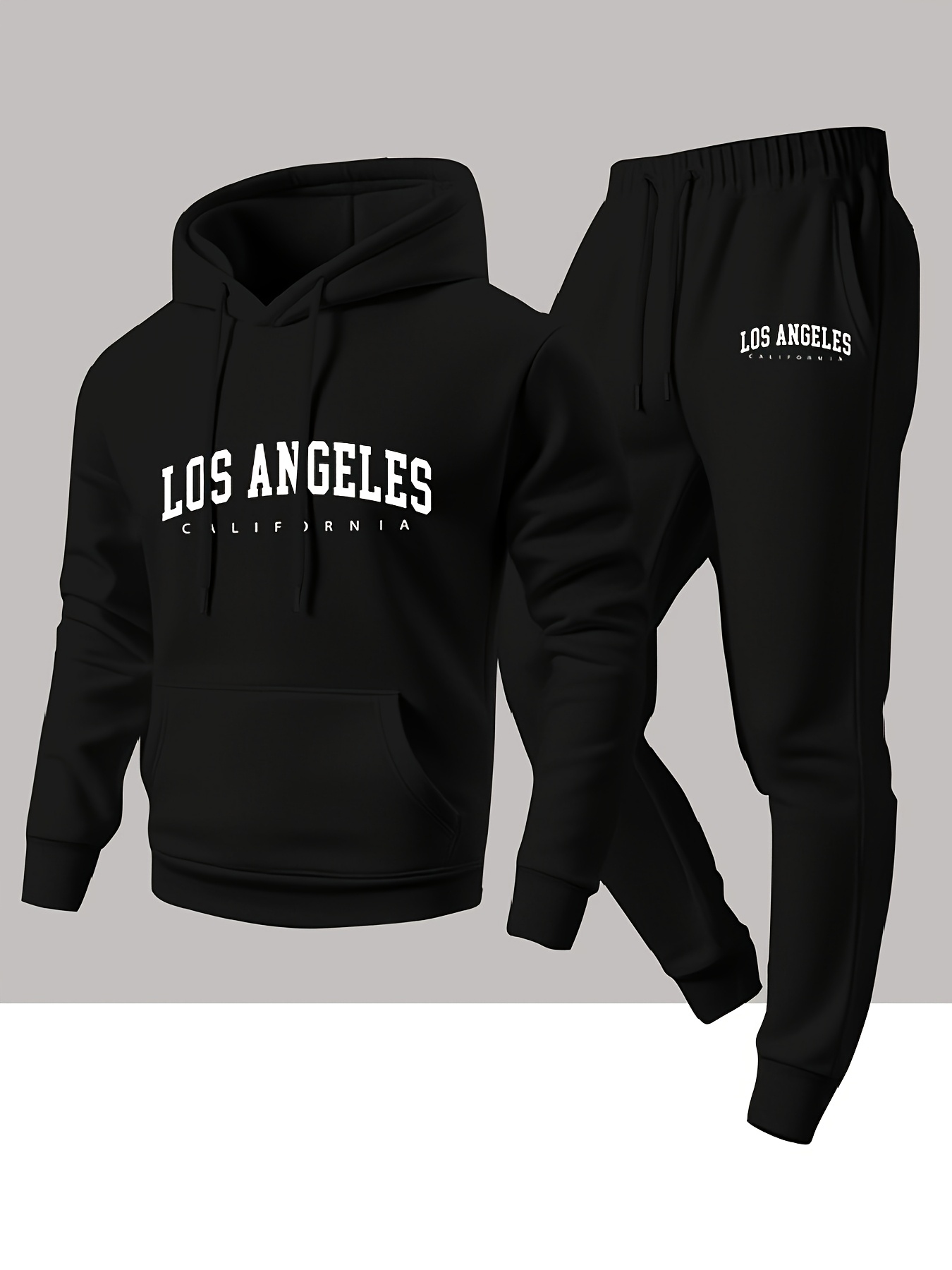 Men 2 Piece Tracksuit Los Ange - огляд і ціна Joggers Pants