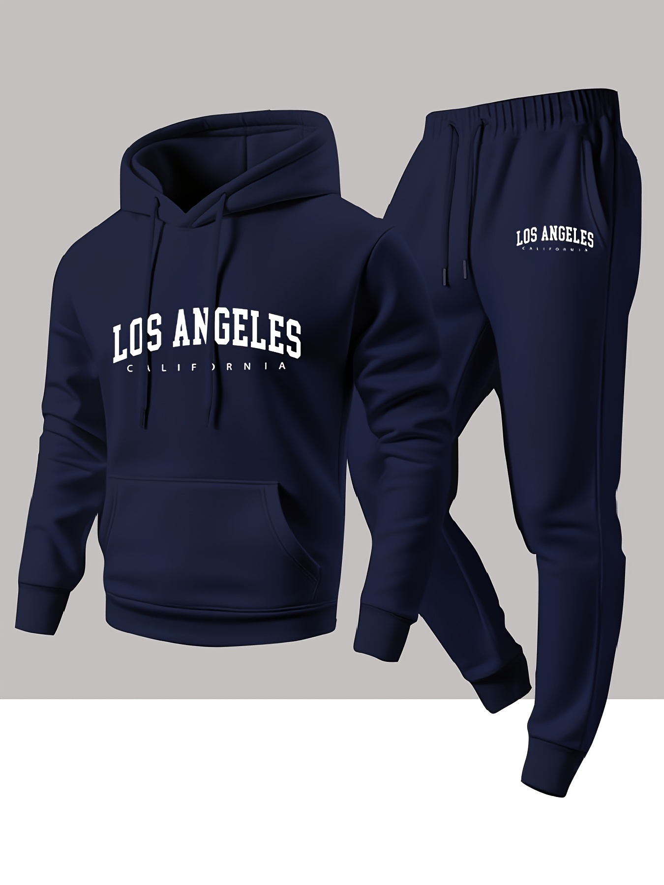 Men 2 Piece Tracksuit Los Ange - огляд і ціна Joggers Pants