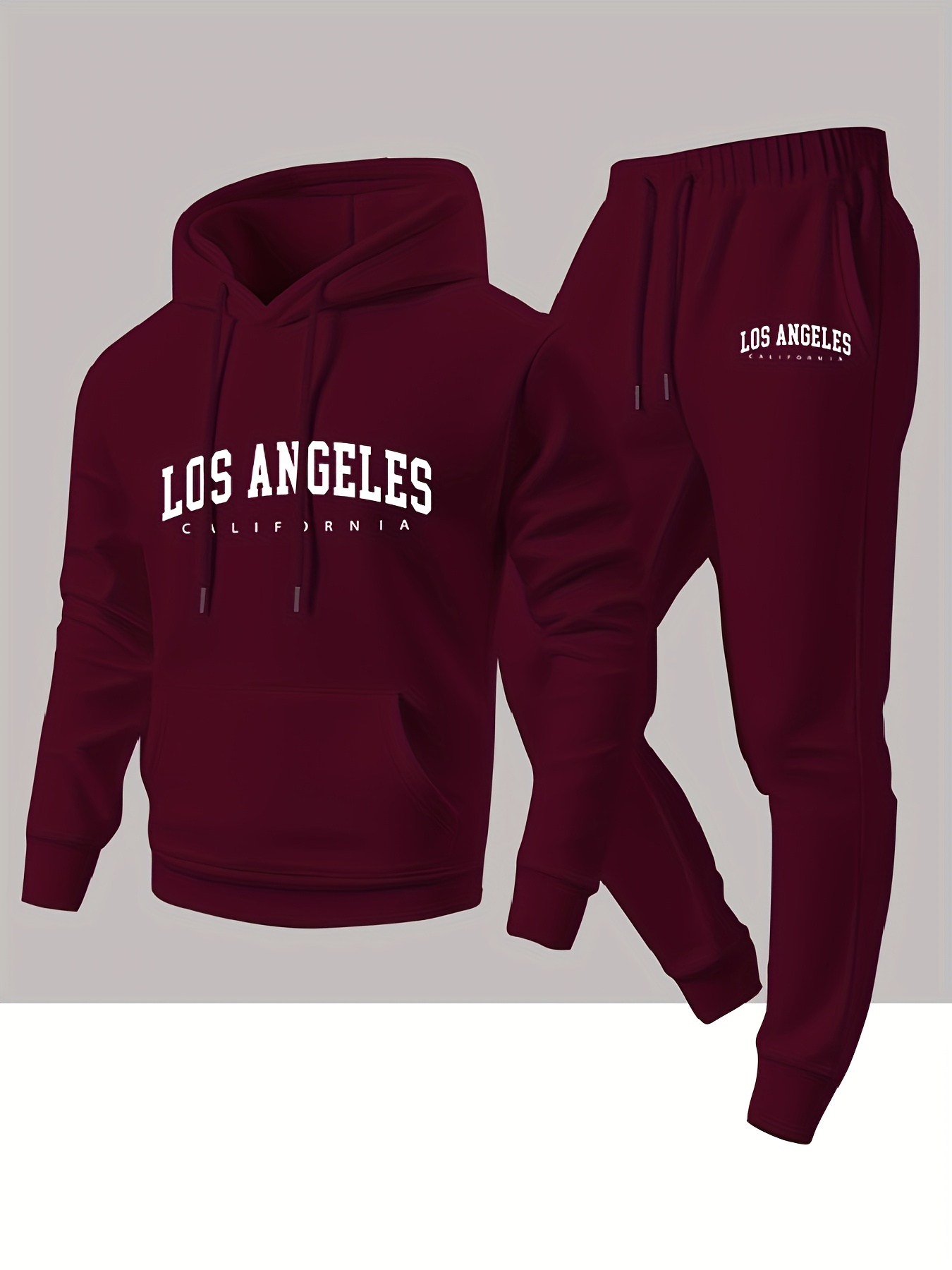 Men 2 Piece Tracksuit Los Ange - огляд і ціна Joggers Pants
