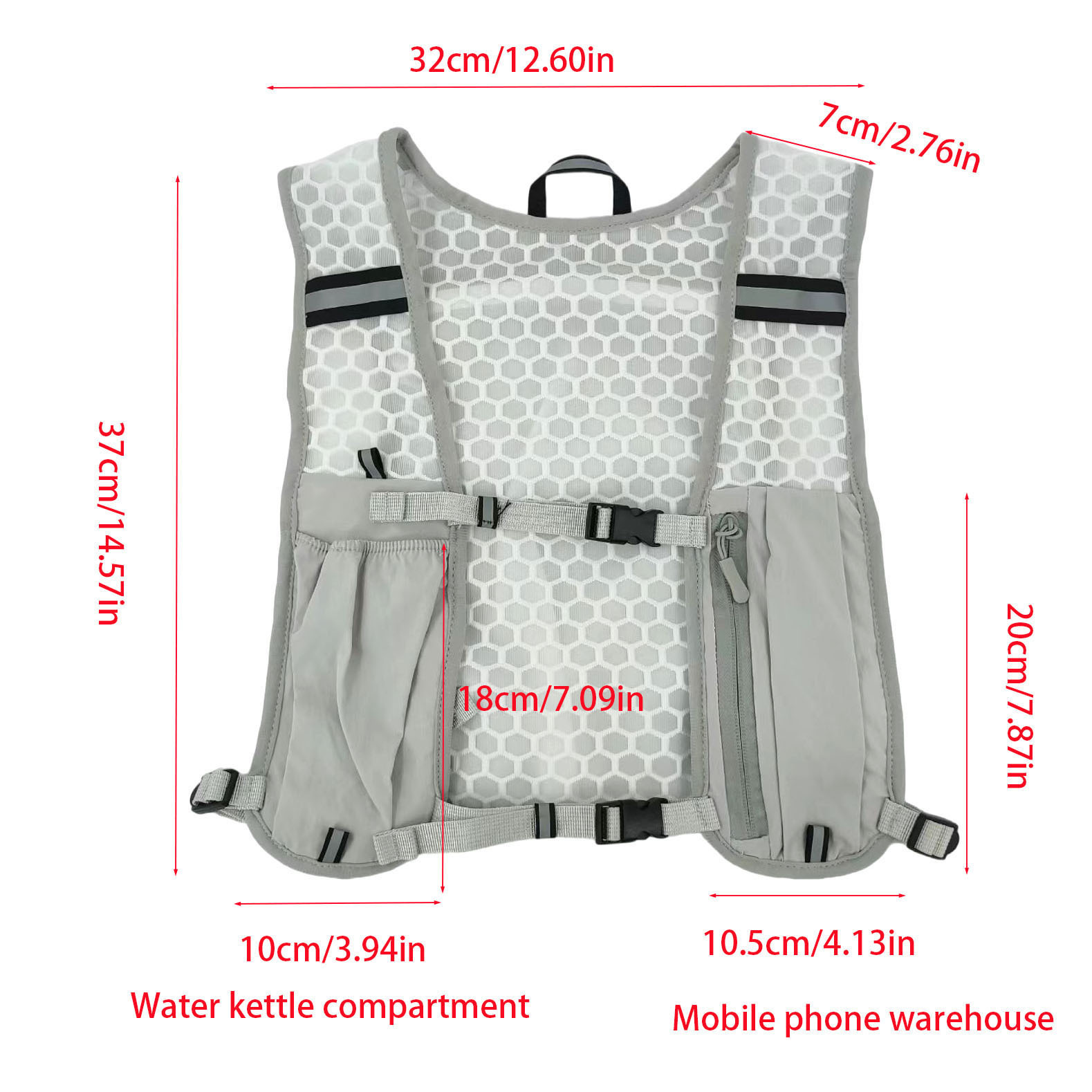Unisex Running Vest Water-Resi - огляд і ціна Hydration Vest