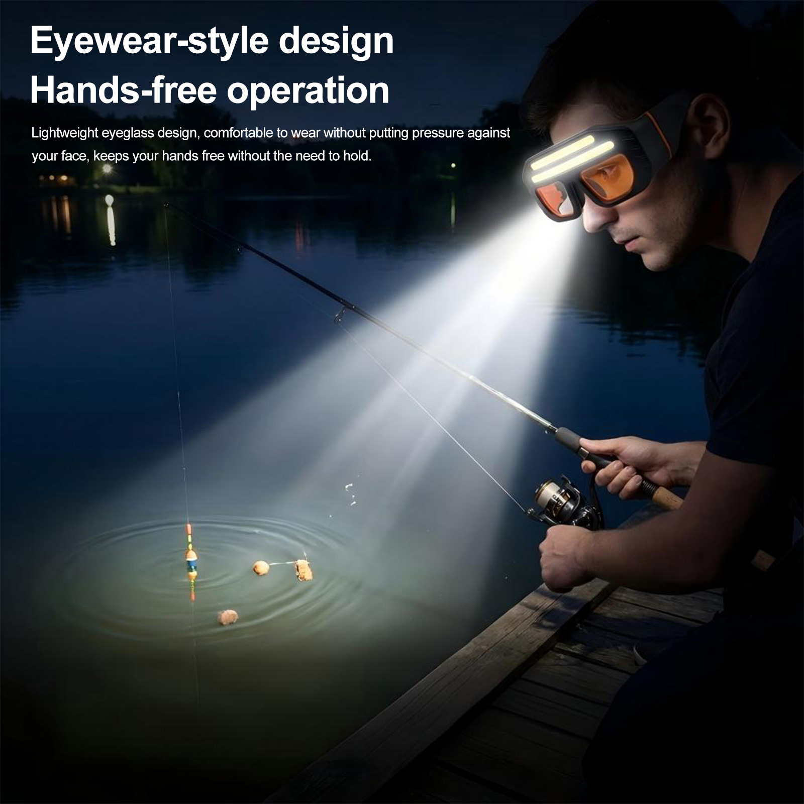 LED COB Double Light Source Pr - огляд і ціна Running Headlamp
