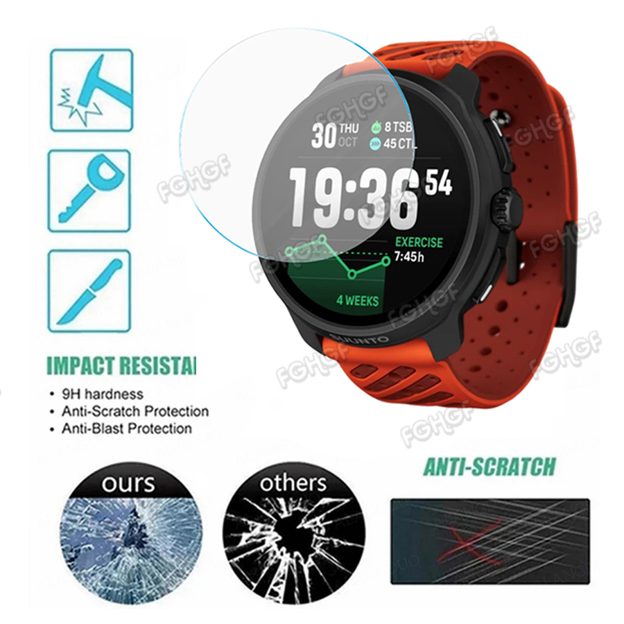 Tempered Glass Protective Film - огляд і ціна Running Watch