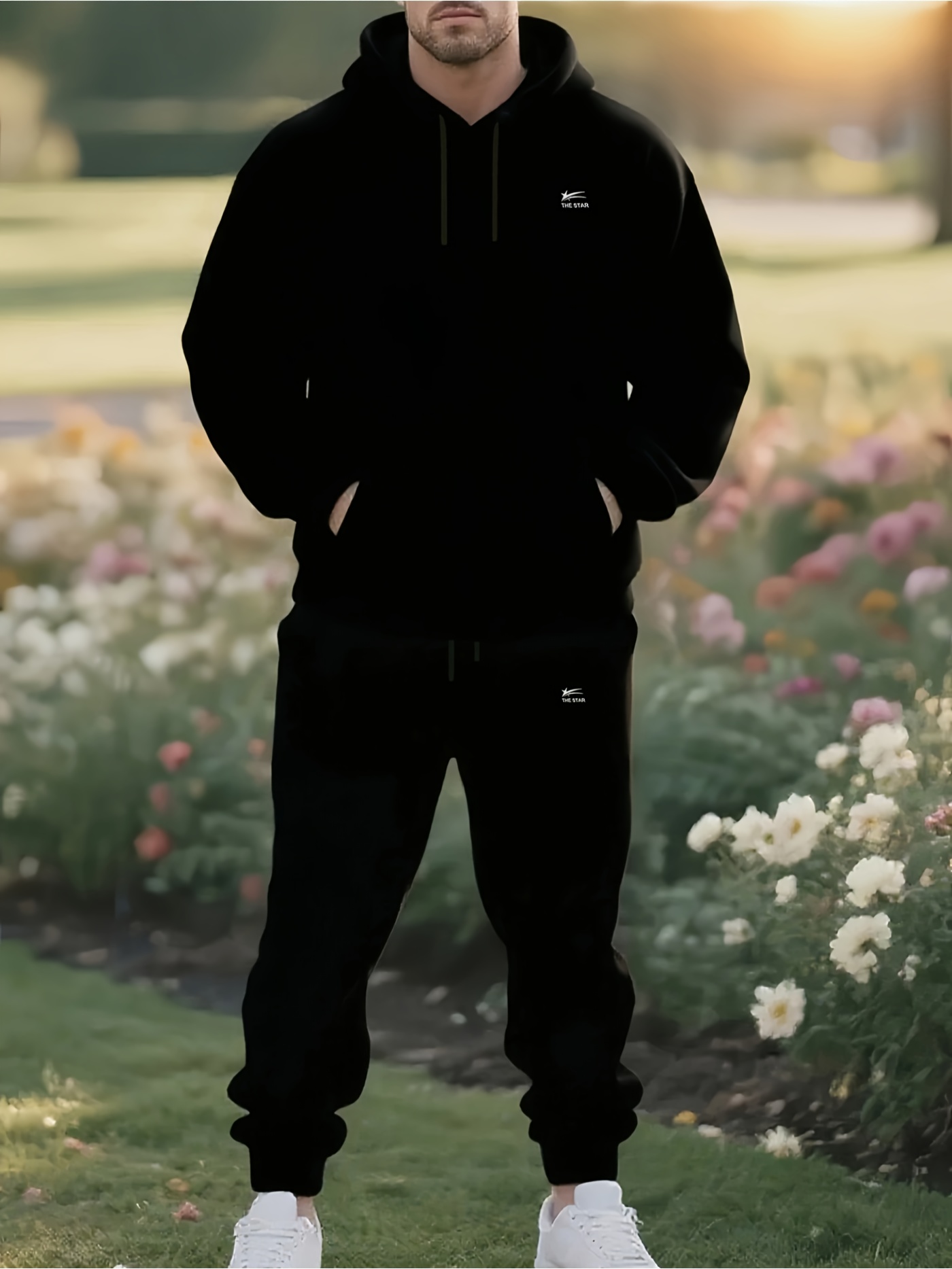 2026 Men 2‑Pieces Tracksuit Bl - огляд і ціна Joggers Pants