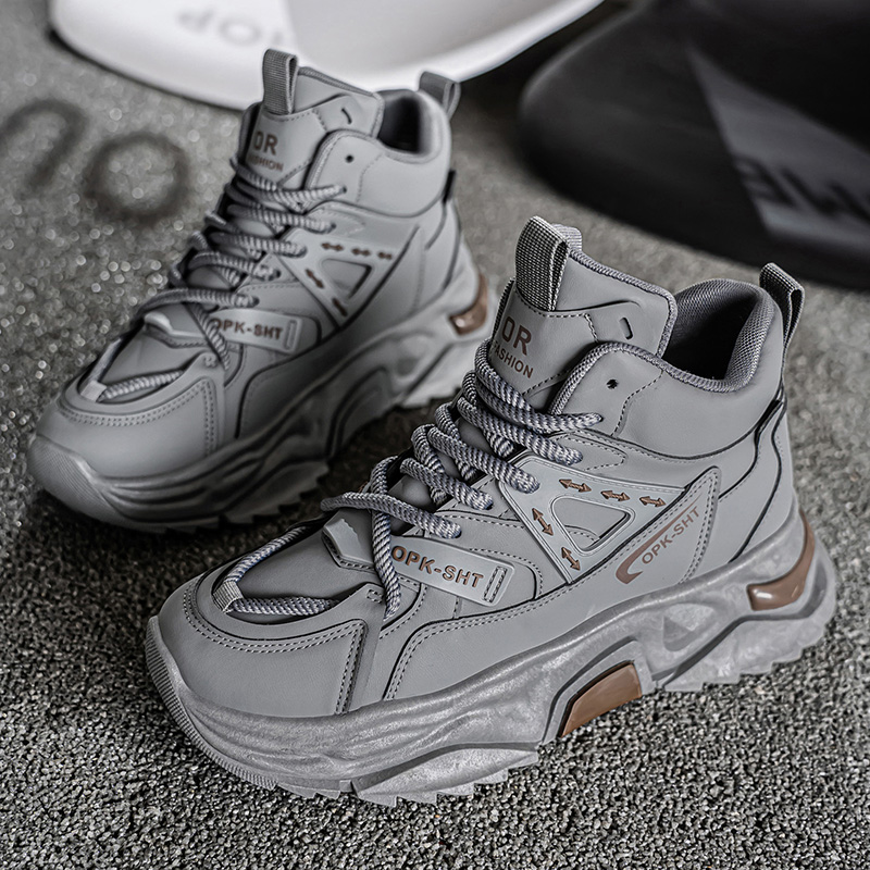 High Top Breathable Anti Slip  - огляд і ціна Running Shoes Men