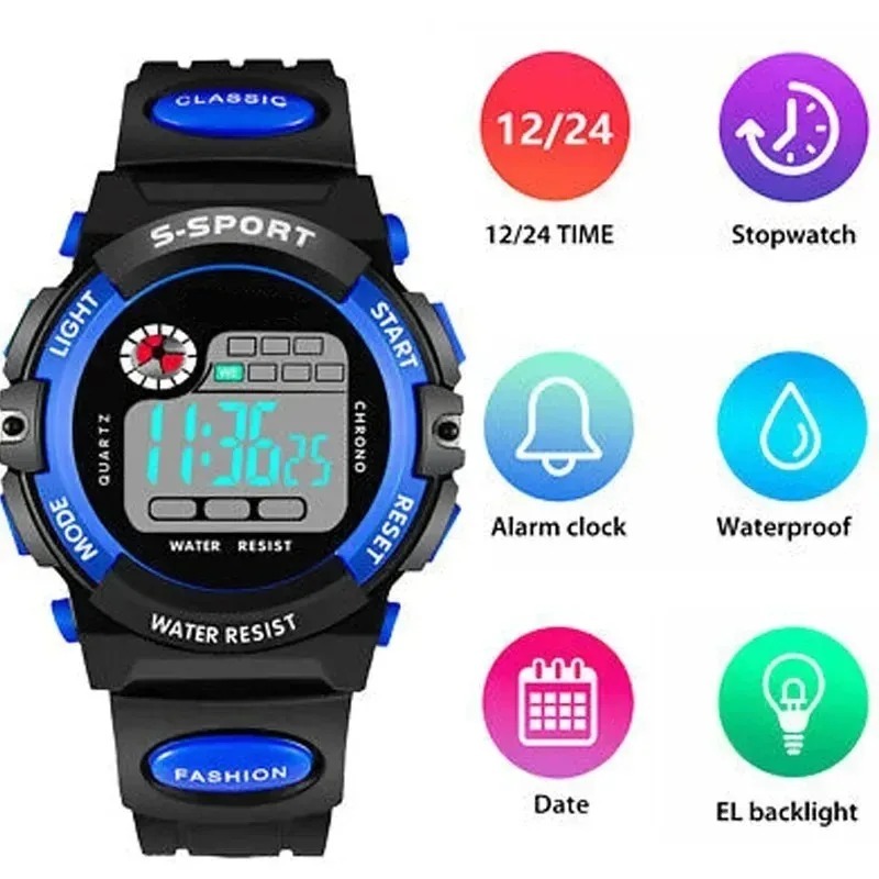 Children's Electronic Watch Bo - огляд і ціна Running Watch