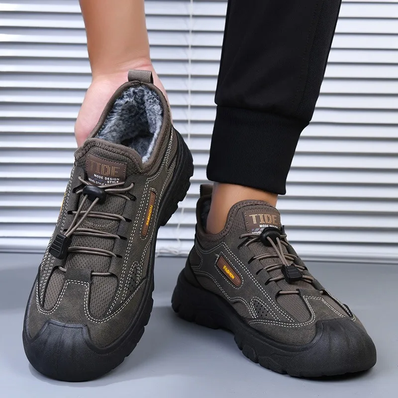 2026 Winter New Men's Snow Boo - огляд і ціна Running Shoes Men