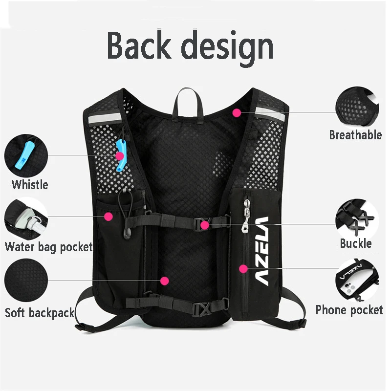 5L Running Hydration Vest Back - огляд і ціна Hydration Vest