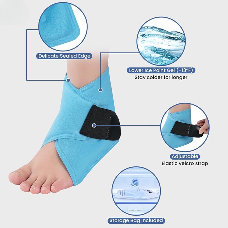 Soft Gel Ankle Ice Pack Hot Co - огляд і ціна Ankle Brace