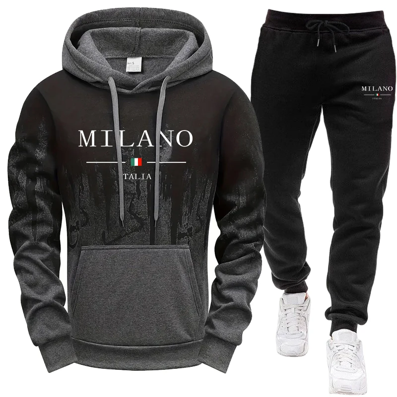 Men's Set/Hoodie/Pants Autumn  - огляд і ціна Joggers Pants