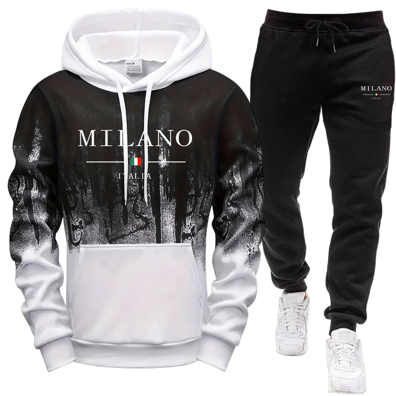 Men's Set/Hoodie/Pants Autumn  - огляд і ціна Joggers Pants
